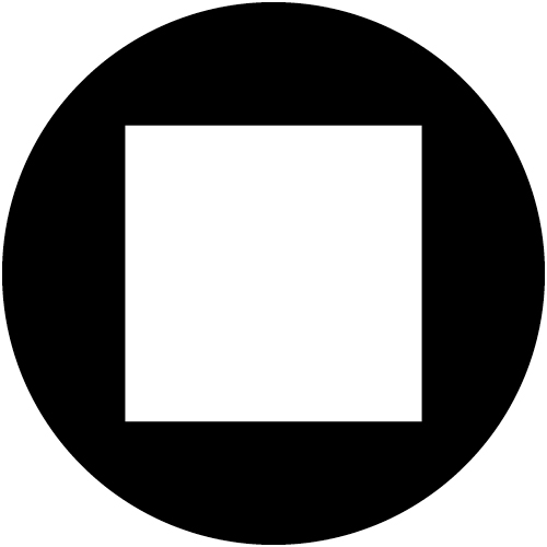 Square target for testing NETD, SiTF, FOV, MTF calibration